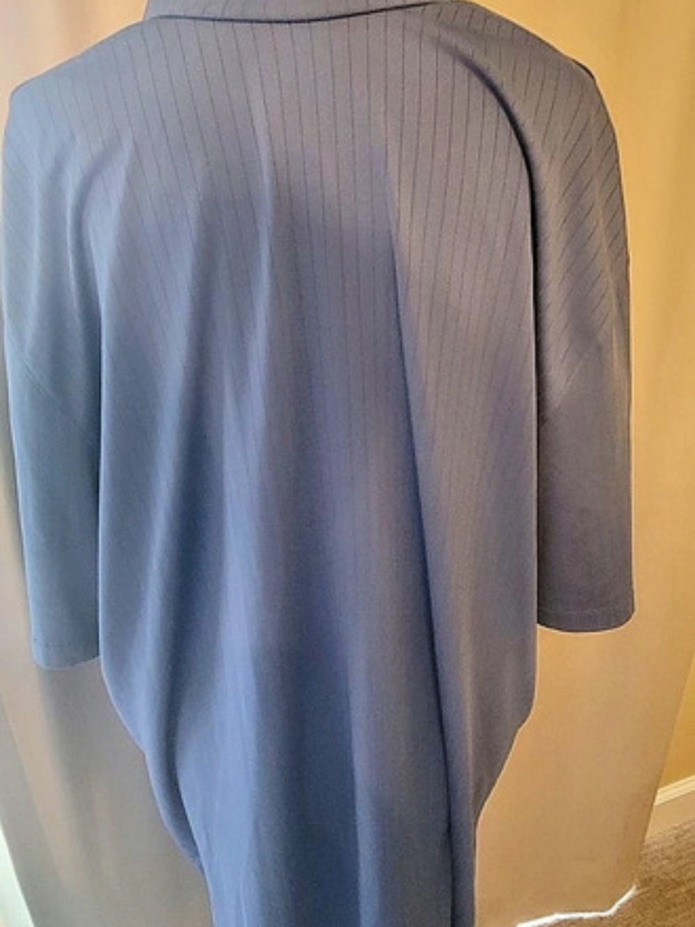 Nike Golf Men's Blue Striped Mock Turtleneck Like New